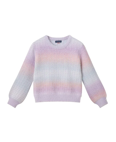 Andy & Evan Girls Ombre Eyelash Sweater