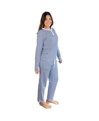 Sant and Abel Women's Marina Jersey Long Pj Set