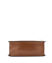 Pre-Owned Versace Large Allover Logo Convertible Tote Printed Canvas