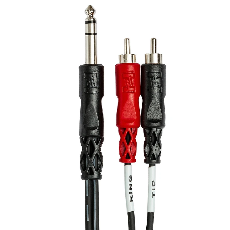 Hosa Technology Hosa Trs-202 1/4" Trs to Dual Rca Insert Cable, 2 Meters