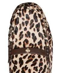 kate spade new york Women's Flower Stud Round Toe Moccasin Loafers