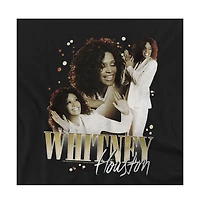 Logovision Men's Whitney Houston White Suit T Shirt