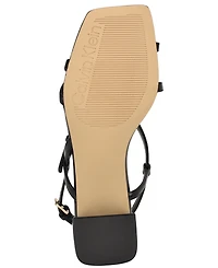 Calvin Klein Women's Pandy Strappy Block Heel Sandals