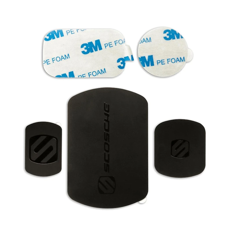 Scosche MagicMount Replacement Magicplate Kit-Black