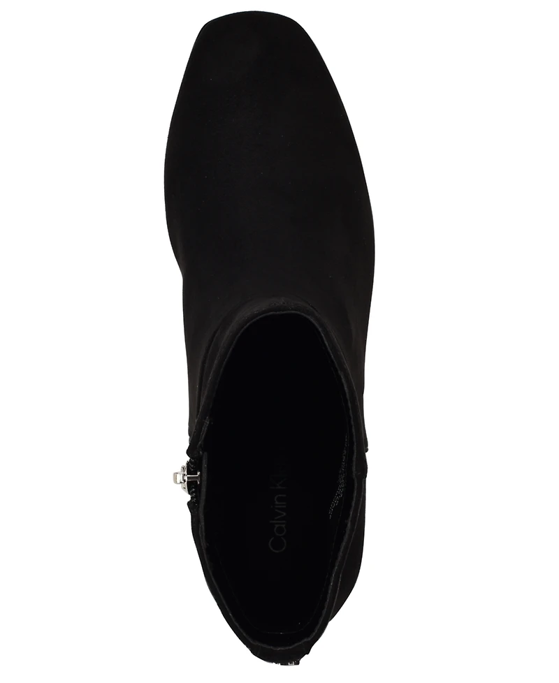 Calvin Klein Women's Parry Block Heel Ankle Booties