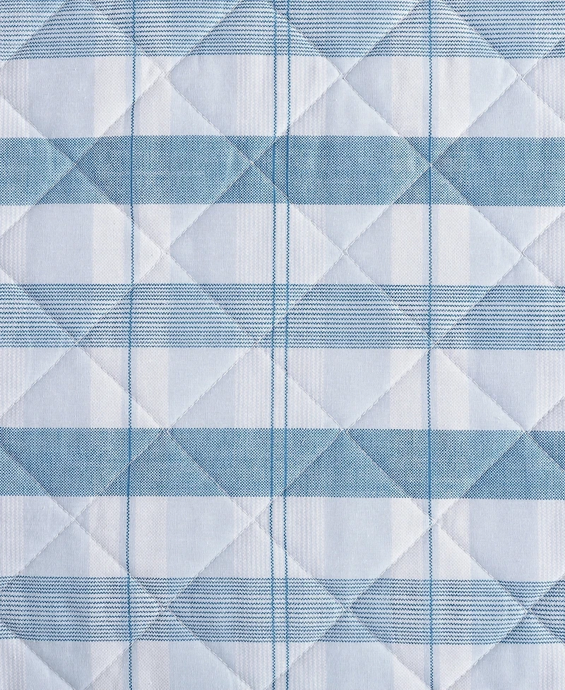 Tommy Hilfiger Dreamy Plaid Cotton Reversible -Pc. Quilt Set