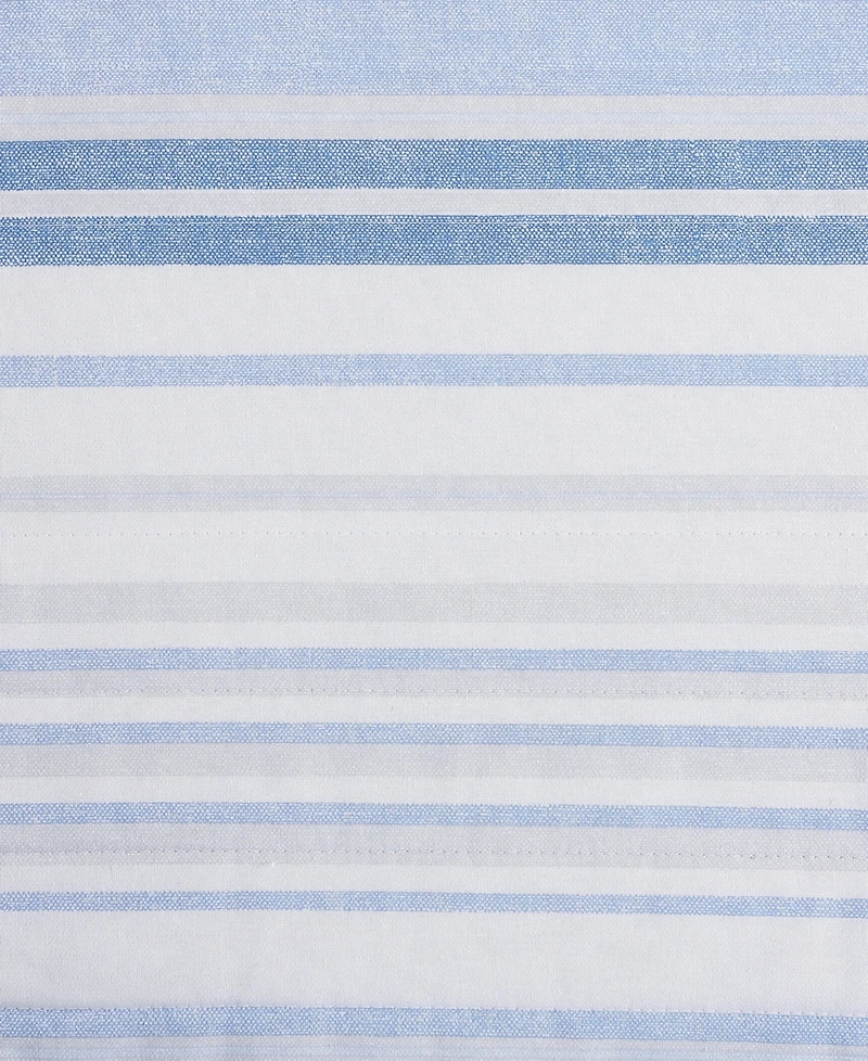 Tommy Hilfiger Bold Stripe Textured Cotton Reversible -Pc. Quilt Set