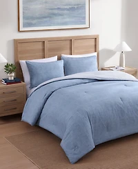 Tommy Hilfiger Classic Texture Cotton 3-Pc. Duvet Cover Set