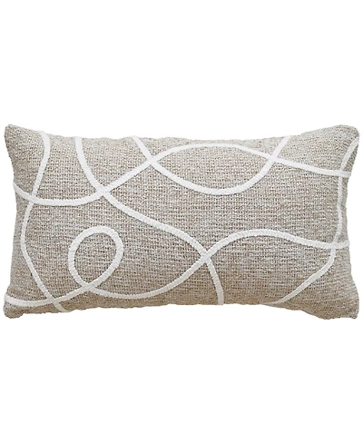 Vibhsa Linden Street Handwoven Decorative Pillow, 14" x 24"