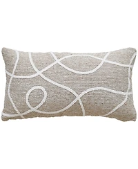 Vibhsa Linden Street Handwoven Decorative Pillow, 14" x 24"