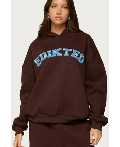 Edikted Womens Really Hoodie