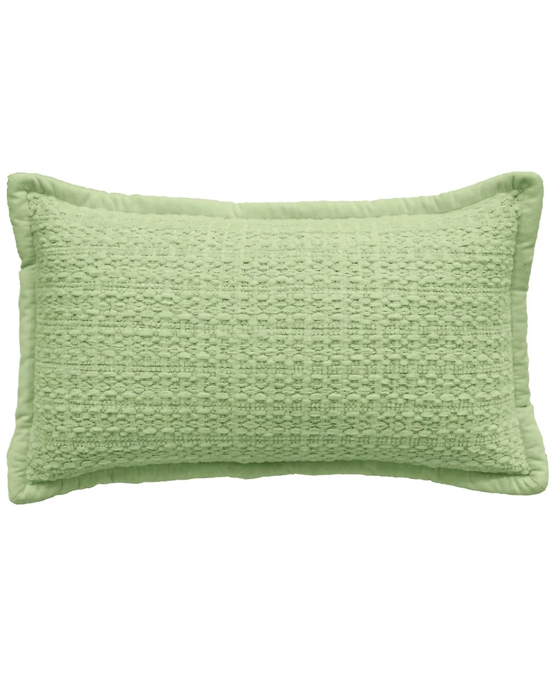 Vibhsa Honeycomb Handwoven Decorative Pillow, 14" x 24"