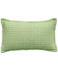 Vibhsa Honeycomb Handwoven Decorative Pillow, 14" x 24"