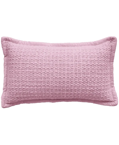 Vibhsa Honeycomb Handwoven Decorative Pillow, 14" x 24"