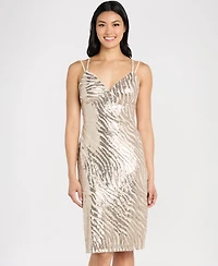 Morgan & Company Juniors' Double Strap Tie Back Dress