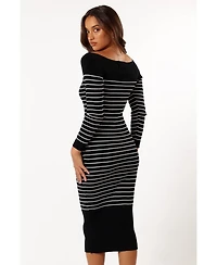 Petal and Pup Womens Baxtor Off The Shoulder Midi Dress