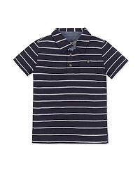Hope & Henry Little and Big Boys' Organic Short Sleeve Jersey Polo