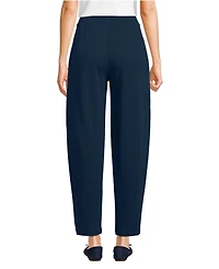 Lands' End Women's Sport Knit High Rise Barrel Ankle Pants
