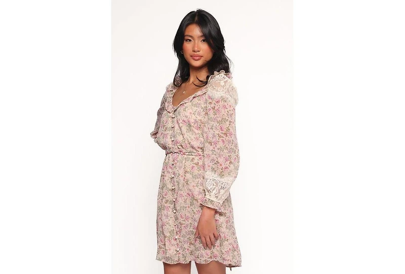 Petal and Pup Women's Sylvia Long Sleeve Mini Dress