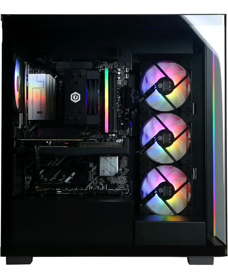 Ipason Gaming Desktop: Nvidia Rtx 5060 Ti 8G, Amd Ryzen 7 8700F, 16GB DDR5, 1TB Gen4 Ssd, Win 11 - Prebuilt for 1440p Gaming & Streaming