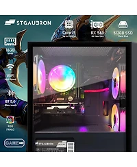 Ipason Gaming Pc Desktop - Radeon Rx 560 4GB GDDR5, Intel Core i5 ,16GB Ram, 512GB Ssd, 600M WiFi, Bluetooth 5.0, Rgb Mouse Pad, Windows 10 Home