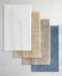 Hotel Collection Sculpted Chain-Link Cotton Bath Rug, 20" x 34"