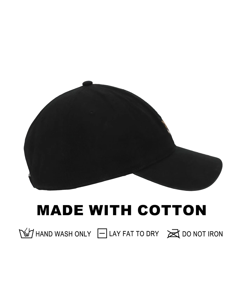 Pokemon Eevee Printed Patch Black Unstructured Baseball Cap