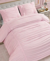 Juicy Couture Ribbon Ruched 2-Pc. Comforter Set, Twin/Twin Xl