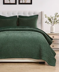 Greenland Home Fashions Velvet Crush Textured 2-Pc. Quilt Set, Twin