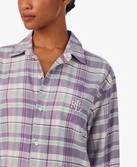 Lauren Ralph Women's Long Sleeve Sleepshirt