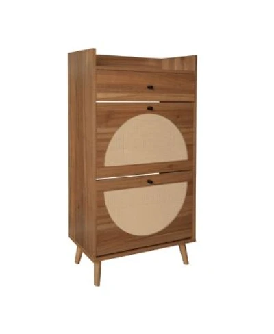 Boyel Living 3 Door Shoe Rack Freestanding Modern Shoe Storage Cabinet for Entryway