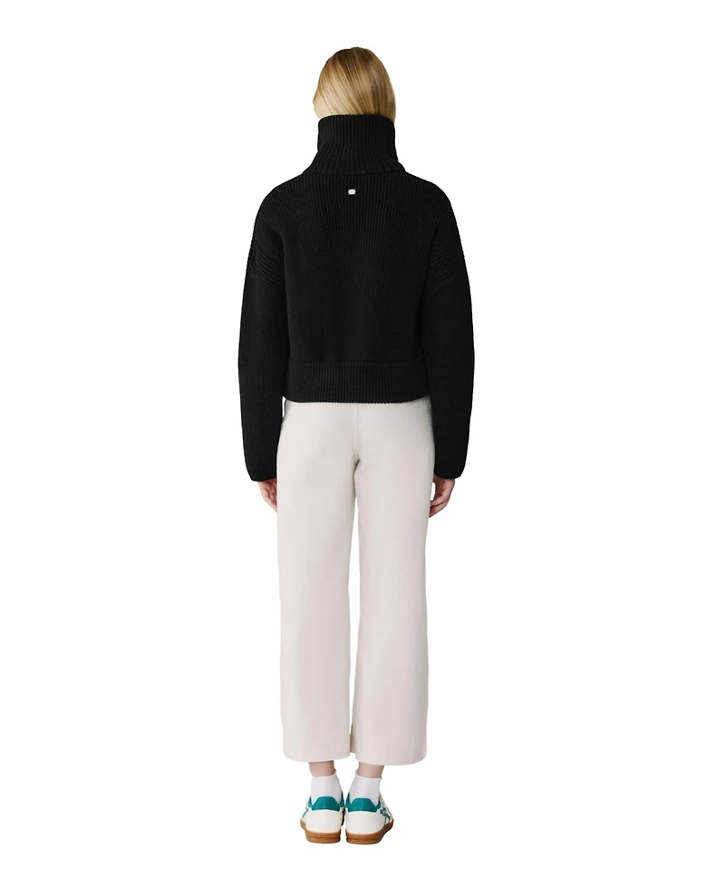 Soia & Kyo Womens Noelle Wool Blend Cropped Cardigan