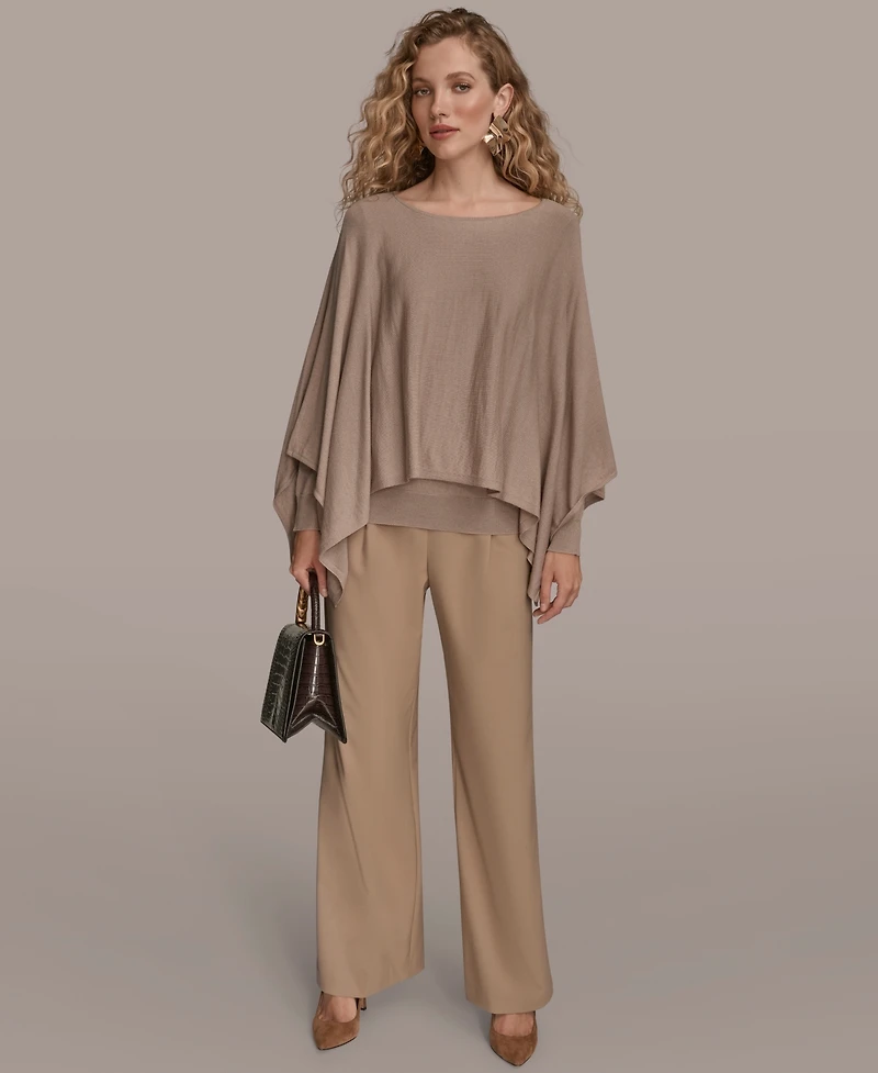 Donna Karan New York Women's Long Sleeve Cape Sweater