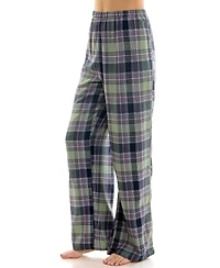 Roudelain Women's Open Leg Flannel Sleepwear Pants