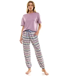 Roudelain Women's Drop Shoulder Crew Neck T-Shirt