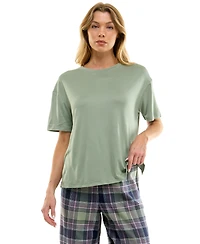 Roudelain Women's Drop Shoulder Crew Neck T-Shirt