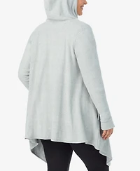 Cuddl Duds Plus Size Hooded Wrap