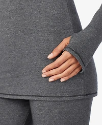 Cuddl Duds Petite Long Sleeve Crew Neck T-Shirt