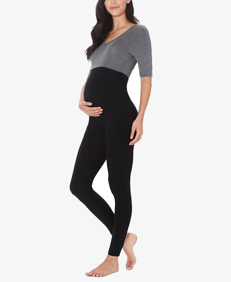 Cuddl Duds Petite Stretch Maternity Leggings