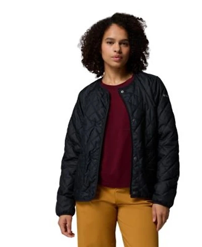 Columbia Womens Aldermore Crewneck Long Sleeve Sweatshirt Crest Collarless Jacket Move Leggings