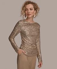 Donna Karan New York Women's Long Sleeve Top