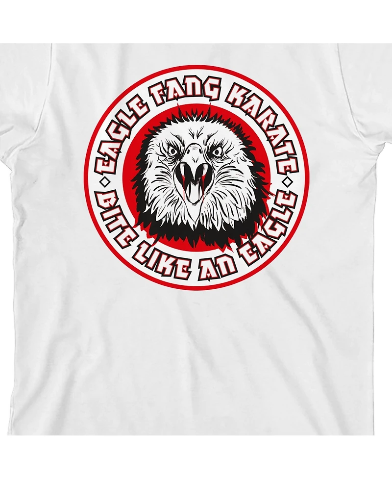 Cobra Kai Eagle Fang Karate Youth White Short Sleeve Tee-xl