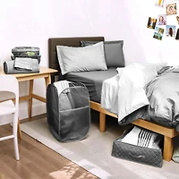 Hearth & Harbor 15-Piece Complete Back to College Dorm Room Essentials Set