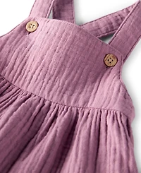 Little Planet by Carter's Baby Girls 2-Piece Organic Sleeveless Jumper Dress and Top Set