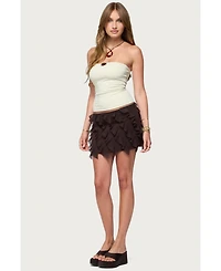 Edikted Women's Chrystal Cut Out Tube Top