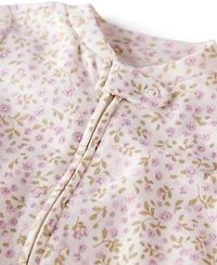 Little Planet by Carter's Baby Girls Organic Sleep and Play Floral Pajamas