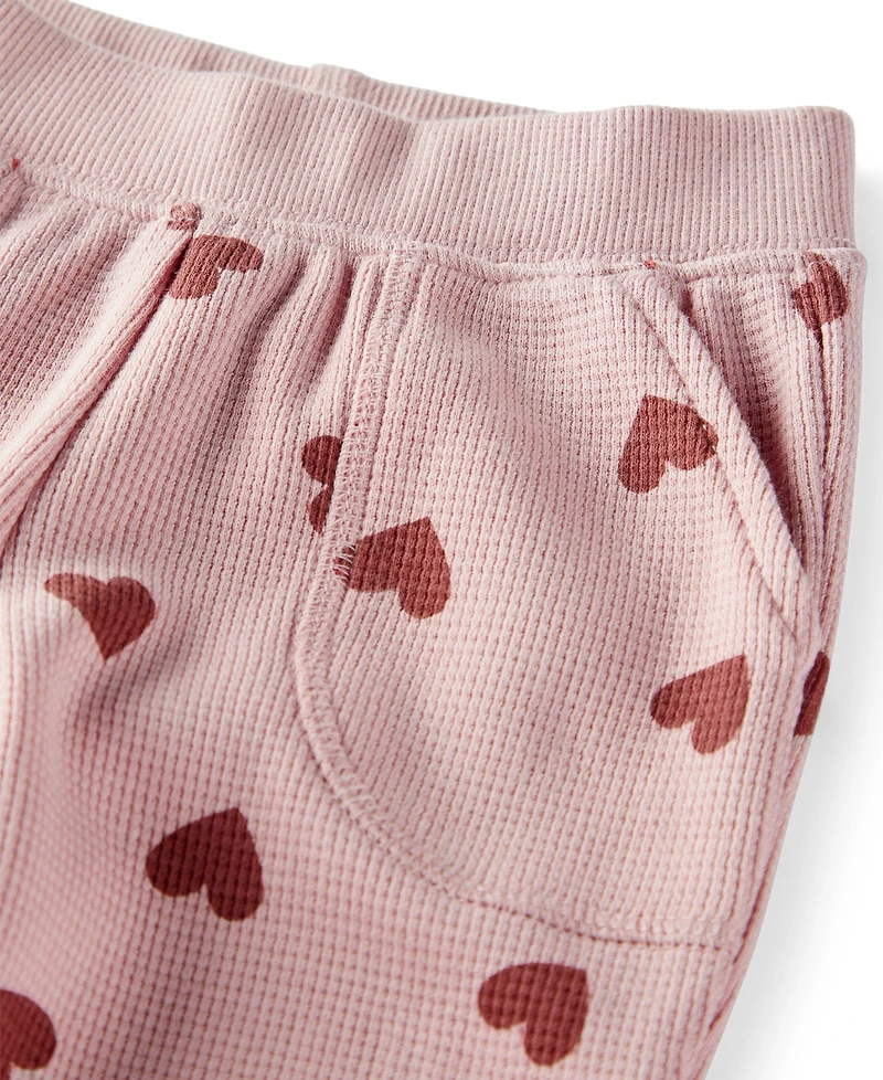 Little Planet by Carter's Baby Girls 2-Piece Organic Heart Printed Top and Pants Set