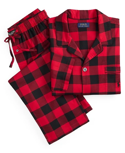 Polo Ralph Lauren Men's 2-Piece Buffalo Check Sleepwear Set
