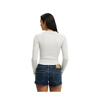 Cotton On Women's Everfine Rib V-Neck Polo