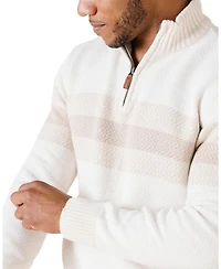 Hope & Henry Men's Organic Half Zip Pullover Sweater